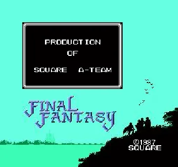 Final Fantasy (USA) (Beta) screen shot title